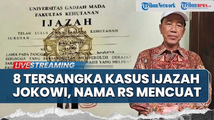 8 Orang Tersangka Penyebaran Hoaks Ijazah Jokowi